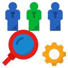 human flat style icon