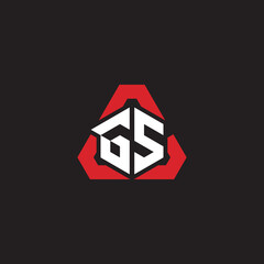 GS initial logo esport team concept ideas © rudi