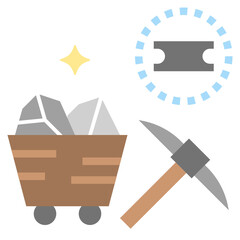 iron flat style icon