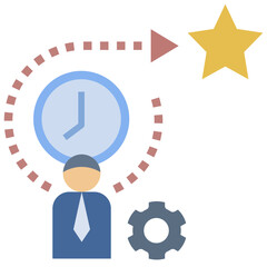 long flat style icon