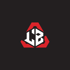 LB initial logo esport team concept ideas © rudi