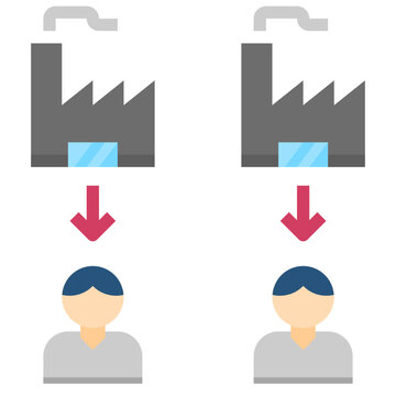 monopolistic flat style icon