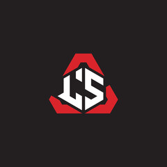 LS initial logo esport team concept ideas © rudi