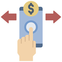 online flat style icon