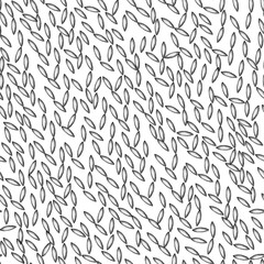 Hand drawn small knit design seamless pattern. Ink texture with knitting.