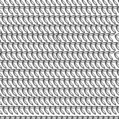 Hand drawn small knit design seamless pattern. Ink texture with knitting.