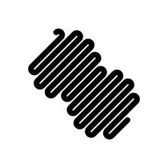 rope icon isolated sign symbol vector illustration - high quality black style vector icons