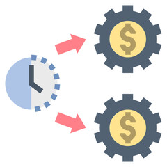 short flat style icon