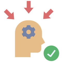 specific flat style icon