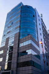 Obraz premium Modern architecture in Bucharest city, Romania, 2022