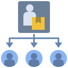 Obraz premium supplier flat style icon