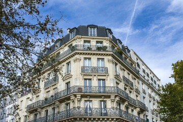 Obraz premium Paris, building in the Marais