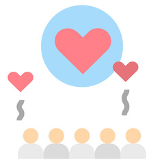 trust flat style icon