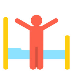 wake flat style icon