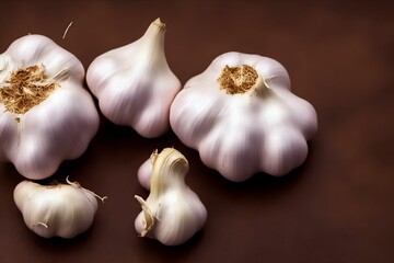 fresh garlic, a food ingredient, flavoring, or condiment, natural spice