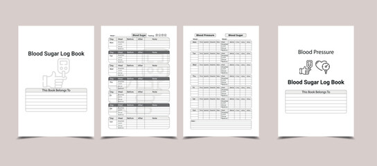 blood pressure log book. interior blood pressure notebook. interior log book. Blood pressure journal. KDP interior Blood pressure notebook. Pulse tracker notebook