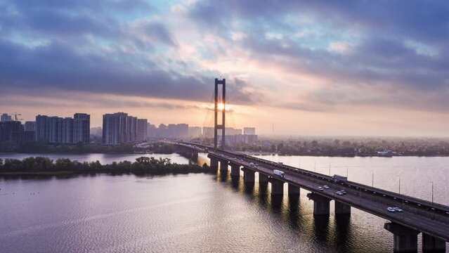 The Dnipro River Bridge