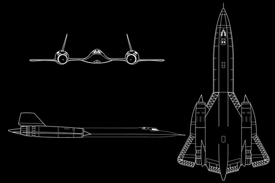 Avi&oacute;n esp&iacute;a de reconocimiento sr-71