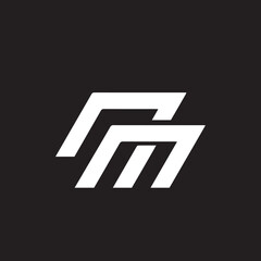 Creative Letter NM Logo Design Icon , NM Vector Logo Template