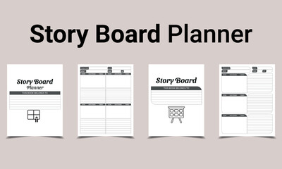 Story Board Planner KDP Interior
