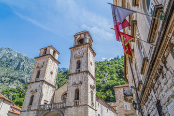 The lopsided Kotor Cathedral