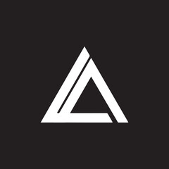 Creative Letter LA Logo Design Icon , LA Vector Logo Template