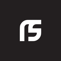 Creative Letter NS Logo Design Icon , NS Vector Logo Template