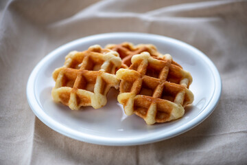 美味しそうなワッフル