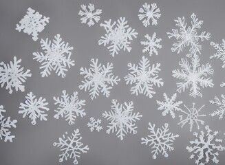 Naklejka na ściany i meble Snowflakes
