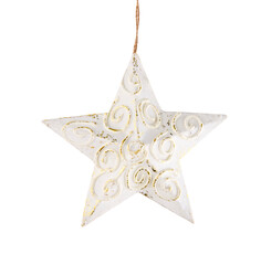 Weihnahctssternisoliert auf weissem Hintergrund