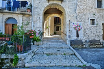 The Italian village of Oratino, Molise.