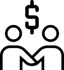 Investment linear icon