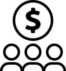 Investment linear icon