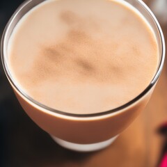 Holiday Christmas Eggnog Latte Drink