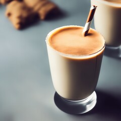 Holiday Christmas Eggnog Latte Drink