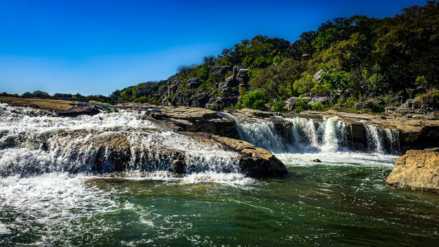 Fall at Pedernales Falls State Park in Blanco, Texas (Texas Hill Country)