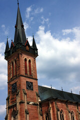 Fototapeta premium Church of Saint Lawrence in Vrchlabí, Bohemia 