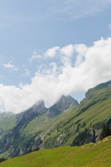 Fototapeta premium Beautiful mountainous landscape during the daytime