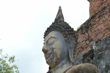 Nahaufnahmeaufnahme einer Buddha-Statue