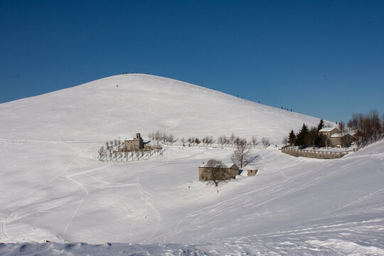 paesaggi montani con neve