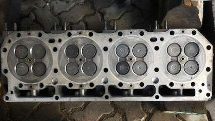The engine cylinder head is sit above the cylinder chamber and regulates the mechanical rhythm of...