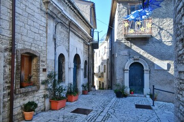 The Italian village of Oratino, Molise.
