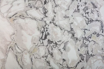 Gordijnen Dover White - natural polished marble stone texture, photo of slab. Soft clasic light matt Italian material pattern for exterior home decoration, floor and ceramic wall tiles surface. Stone wallpaper. © Dmytro Synelnychenko