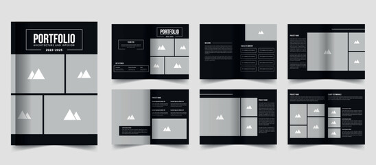 Portfolio Template design for architecture and Interior  design