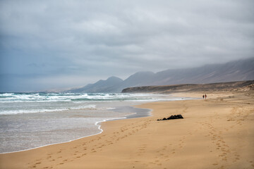 Playa de Cofete, Fuerteventura, Canary Islands - obrazy, fototapety, plakaty
