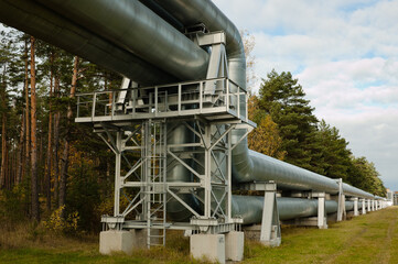 pipeline, in the photo pipeline close-up