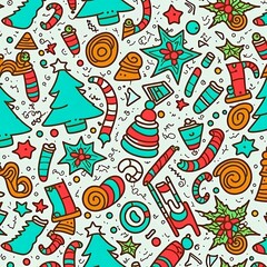 abstract retro christmas pattern
