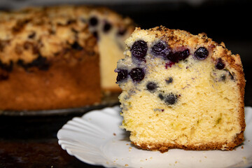 Traditional Brazilian grape cake known as 