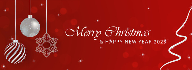 Winter background design creative concept in red and white colors. Happy New Year 2023.