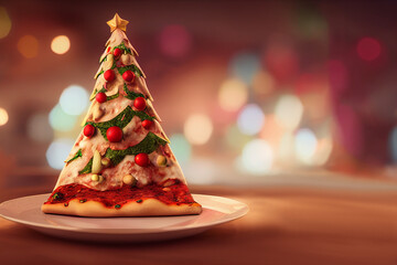 christmas pizza